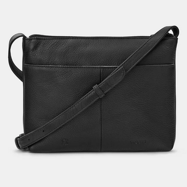 Yoshi Stargazing Cats Leather Crossbody Bag BLACK YB214 NTCT 1