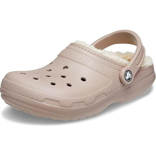 Crocs 207010 BONE Lined Classic Clog 207010-2YB