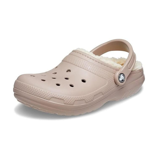 Crocs 207010 BONE Lined Classic Clog 207010-2YB