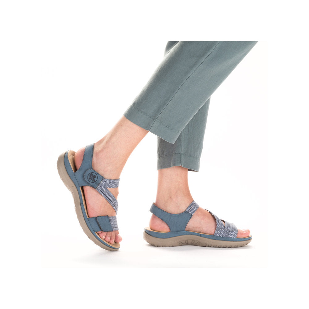 Rieker Casual Sandal 64870-14 BLUE