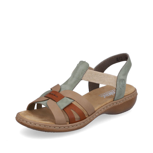 Rieker Casual Sandal 65918-52 GREEN