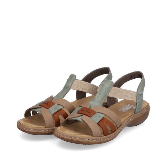 Rieker Casual Sandal 65918-52 GREEN