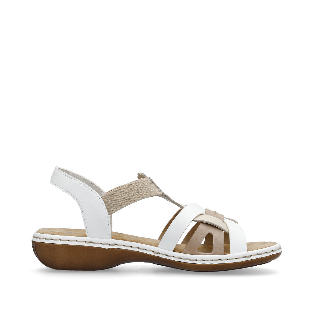 Rieker Casual Sandal 65918-81 PEBBLE