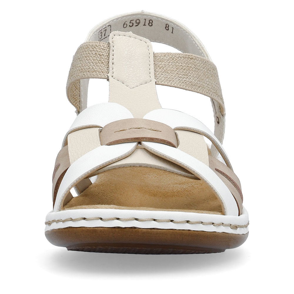 Rieker Casual Sandal 65918-81 PEBBLE