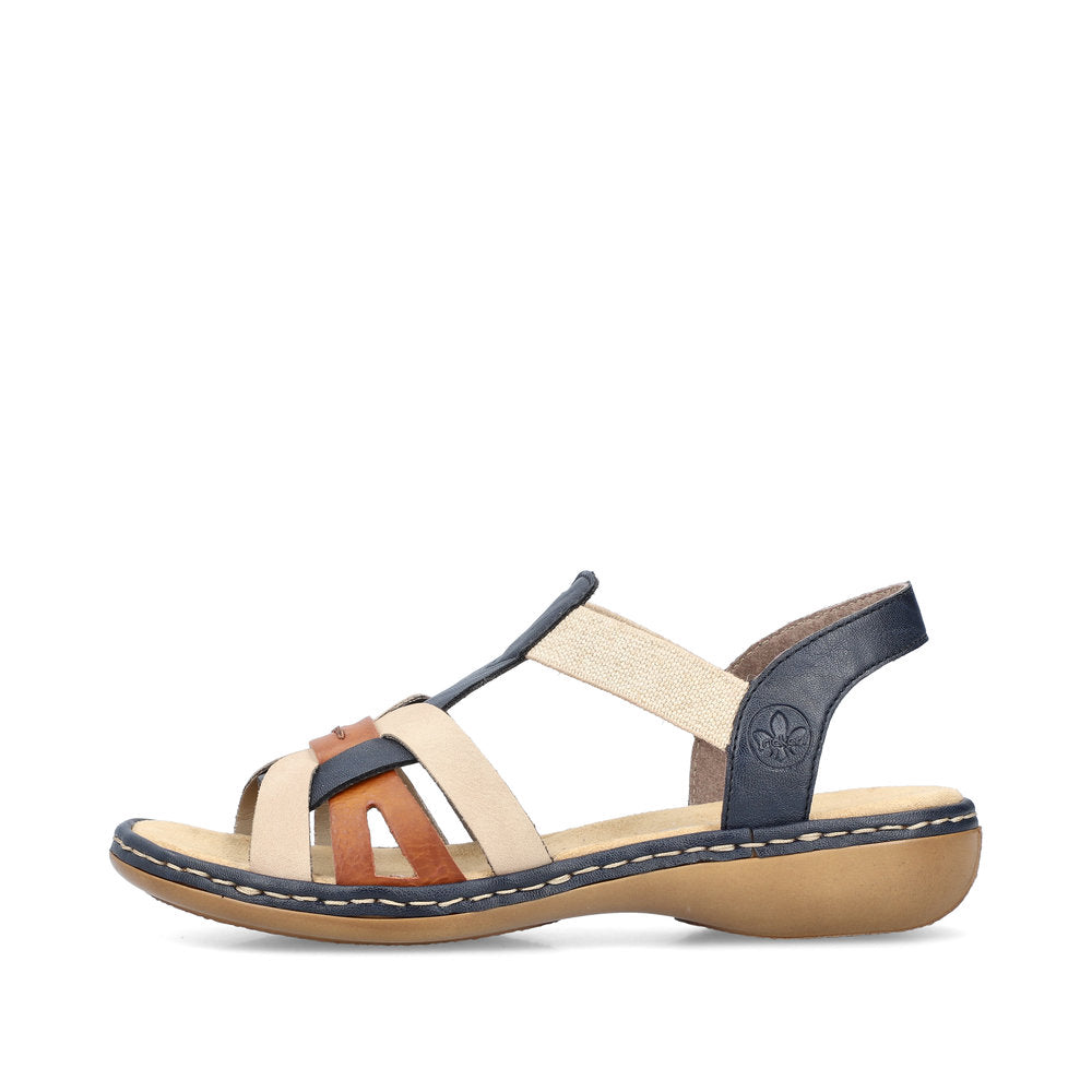 Rieker Casual Sandal 65918-90 BLUE MULTI