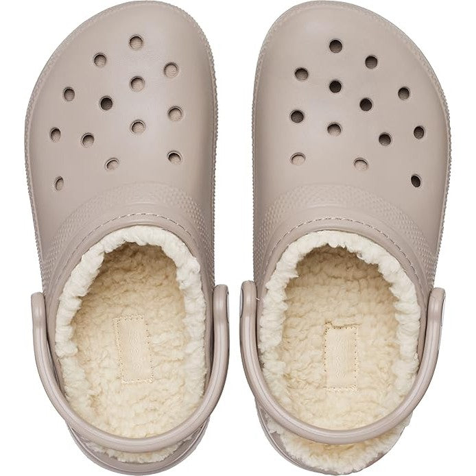 Crocs 207010 BONE Lined Classic Clog 207010-2YB