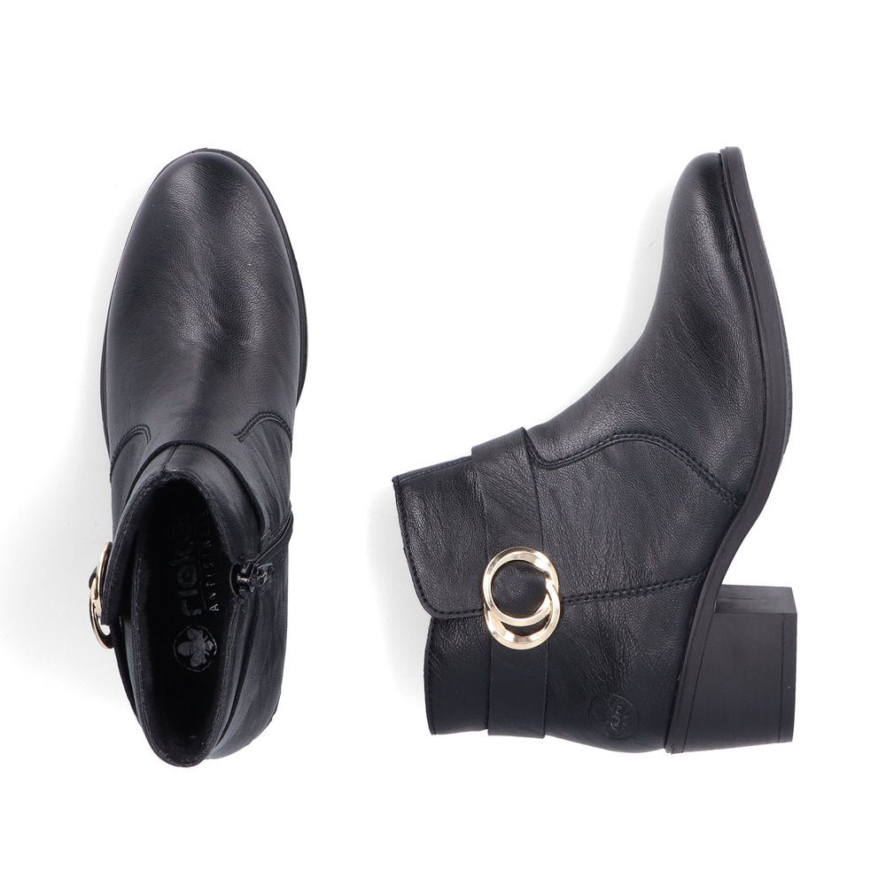 Rieker Ladies Boot 73975 BLACK 73975-00