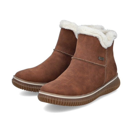 Rieker Casual Ankle Boot With Warm and Water Repellent Lining 74260-25 TAN