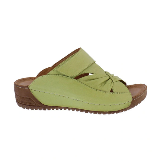 Adesso Lexi Soft Leather Mule Sandal GREEN LEXI-A8251
