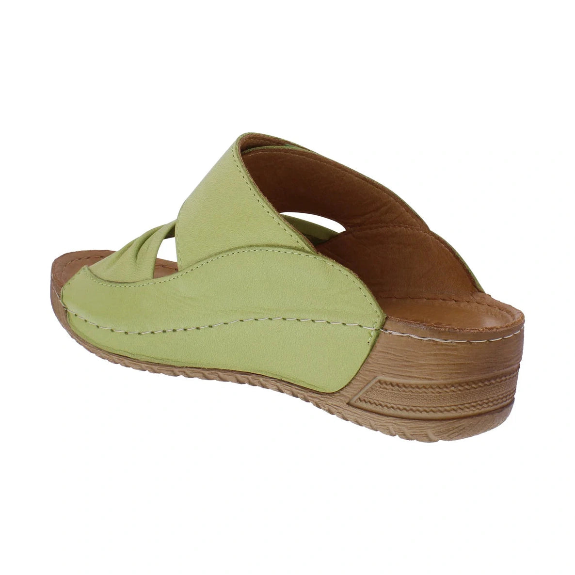 Adesso Lexi Soft Leather Mule Sandal GREEN LEXI-A8251