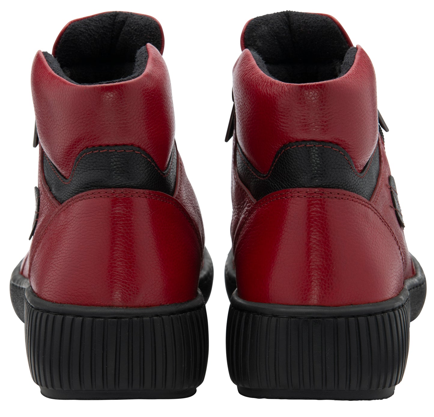 Lotus Atlanta RED Soft Leather Twin Zip Ankle Boot ULB405