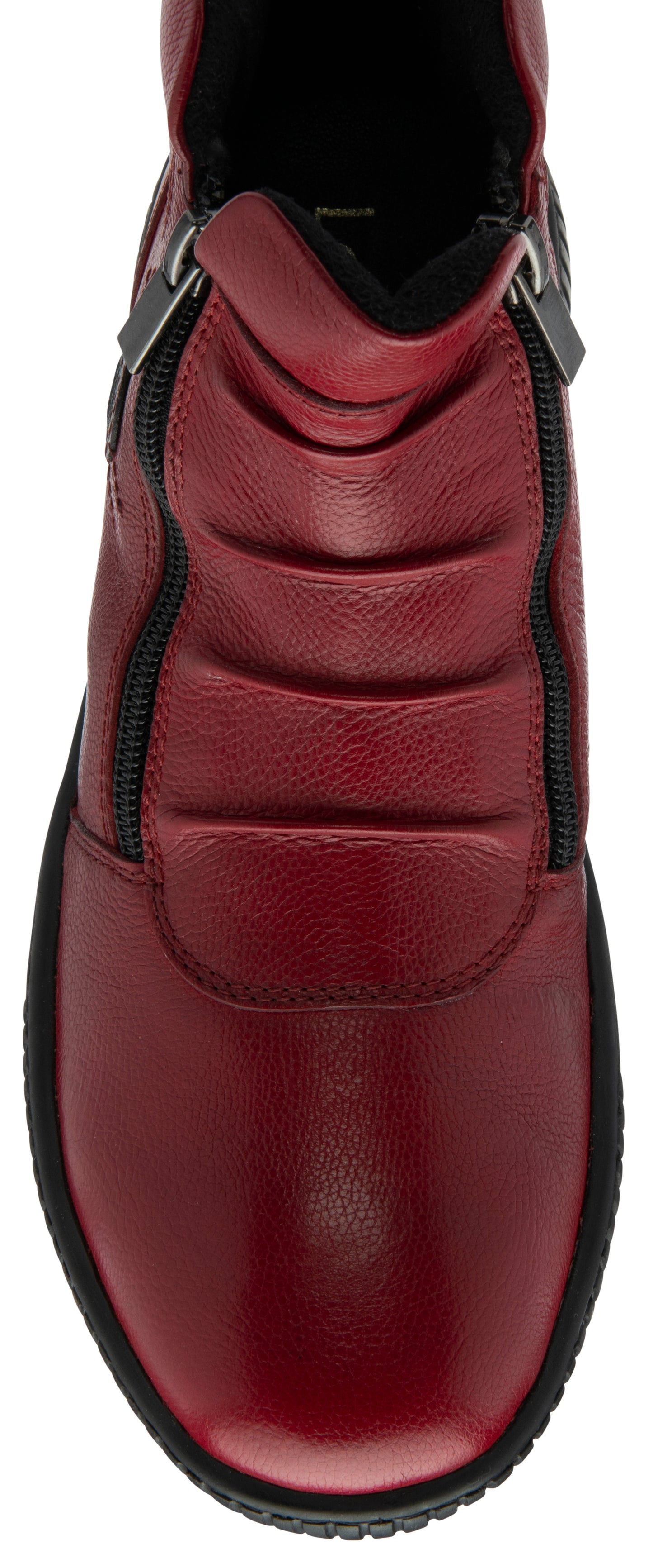 Lotus Atlanta RED Soft Leather Twin Zip Ankle Boot ULB405