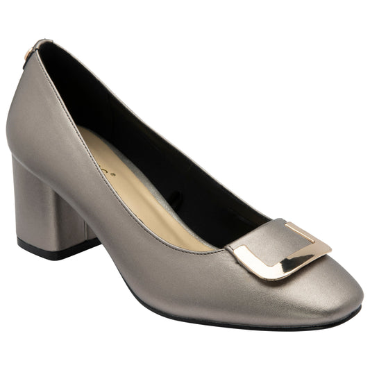 Lotus Occasion Wear shoe Aubrey ULS443 PEWTER