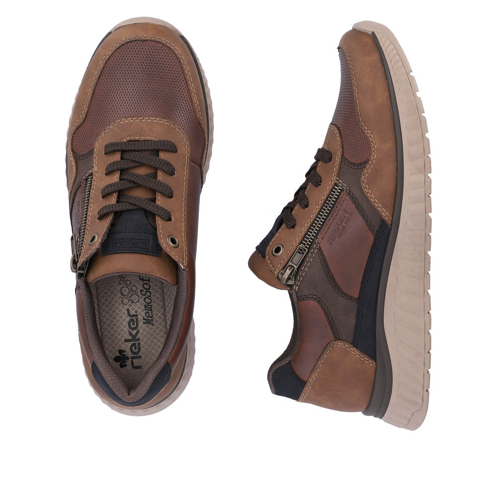 Rieker Men's Trainer Shoe B0601-24 BROWN