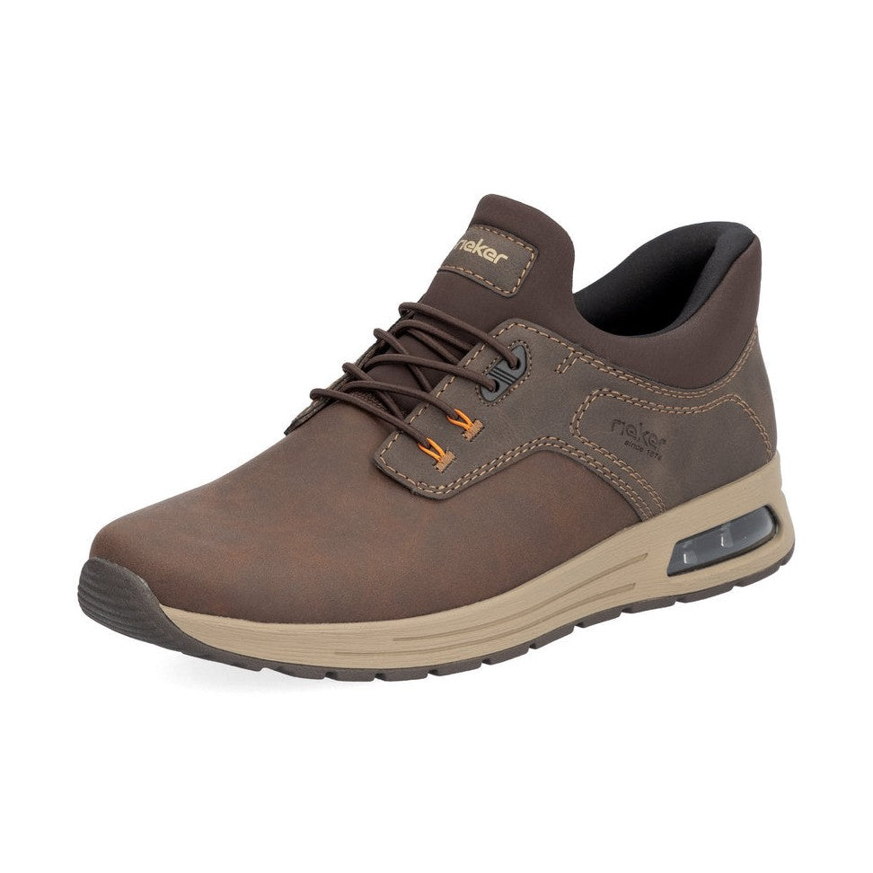 Rieker Men's Shoe B1051 Casual trainer style shoe BROWN B1051-25