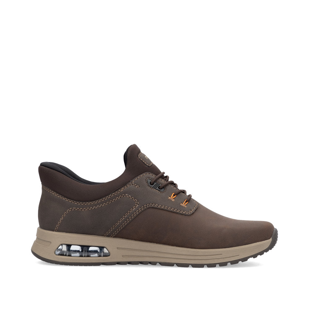 Rieker Men's Shoe B1051 Casual trainer style shoe BROWN B1051-25