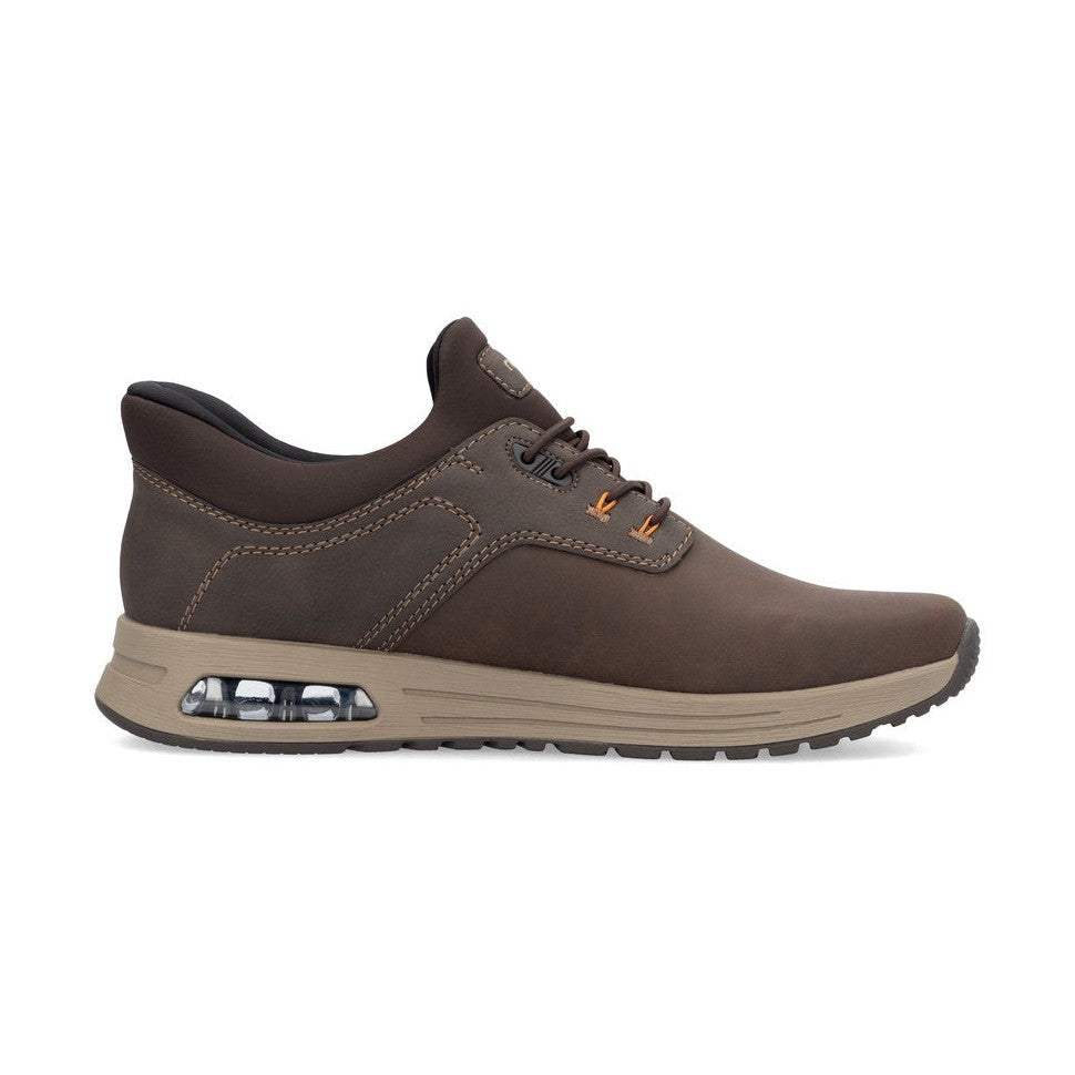 Rieker Men's Shoe B1051 Casual trainer style shoe BROWN B1051-25