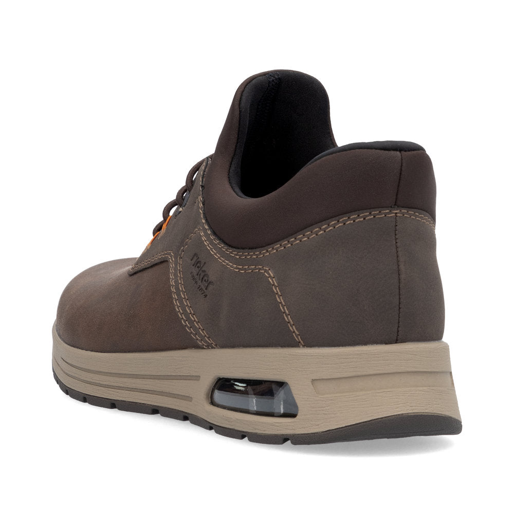 Rieker Men's Shoe B1051 Casual trainer style shoe BROWN B1051-25