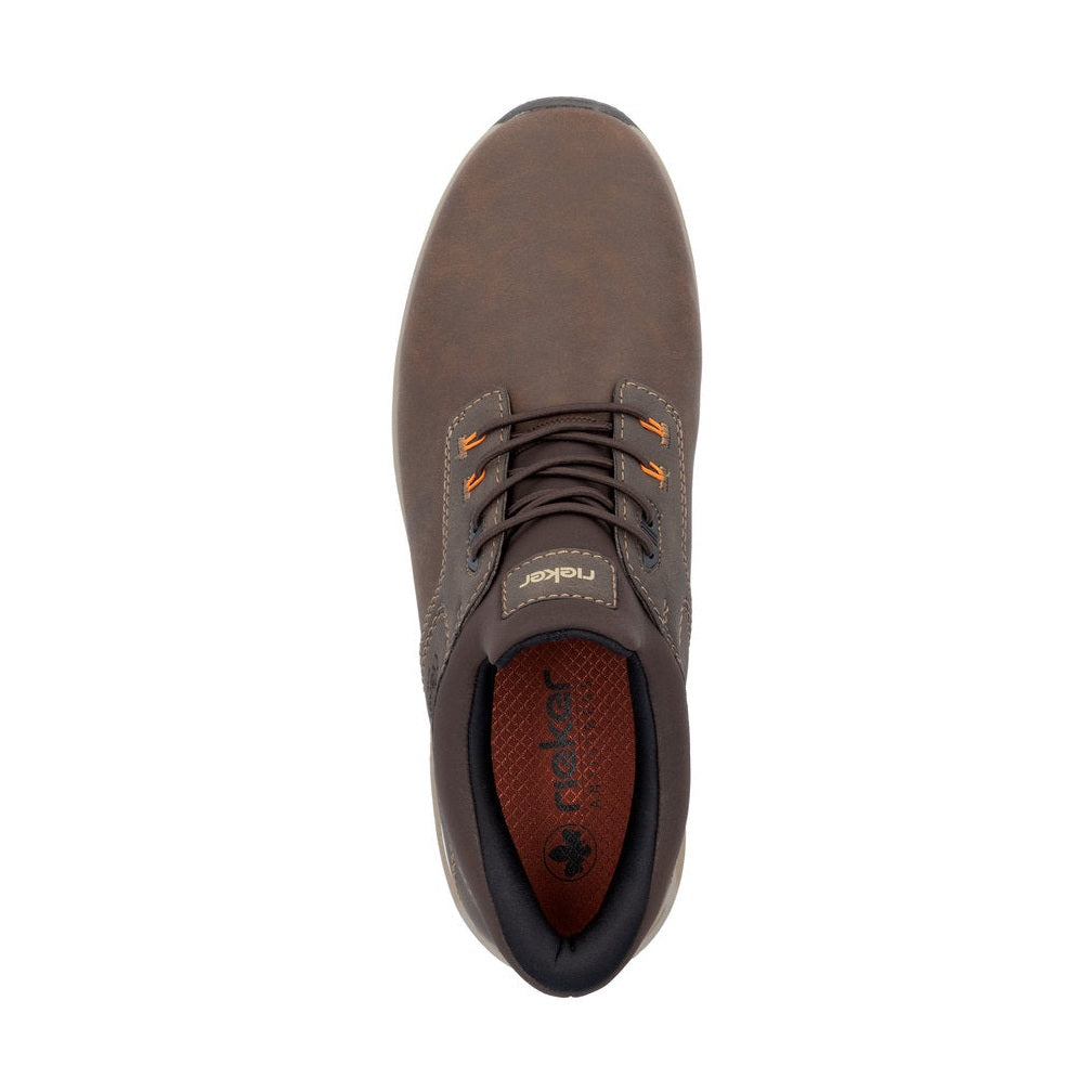 Rieker Men's Shoe B1051 Casual trainer style shoe BROWN B1051-25