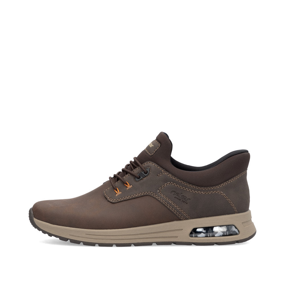 Rieker Men's Shoe B1051 Casual trainer style shoe BROWN B1051-25
