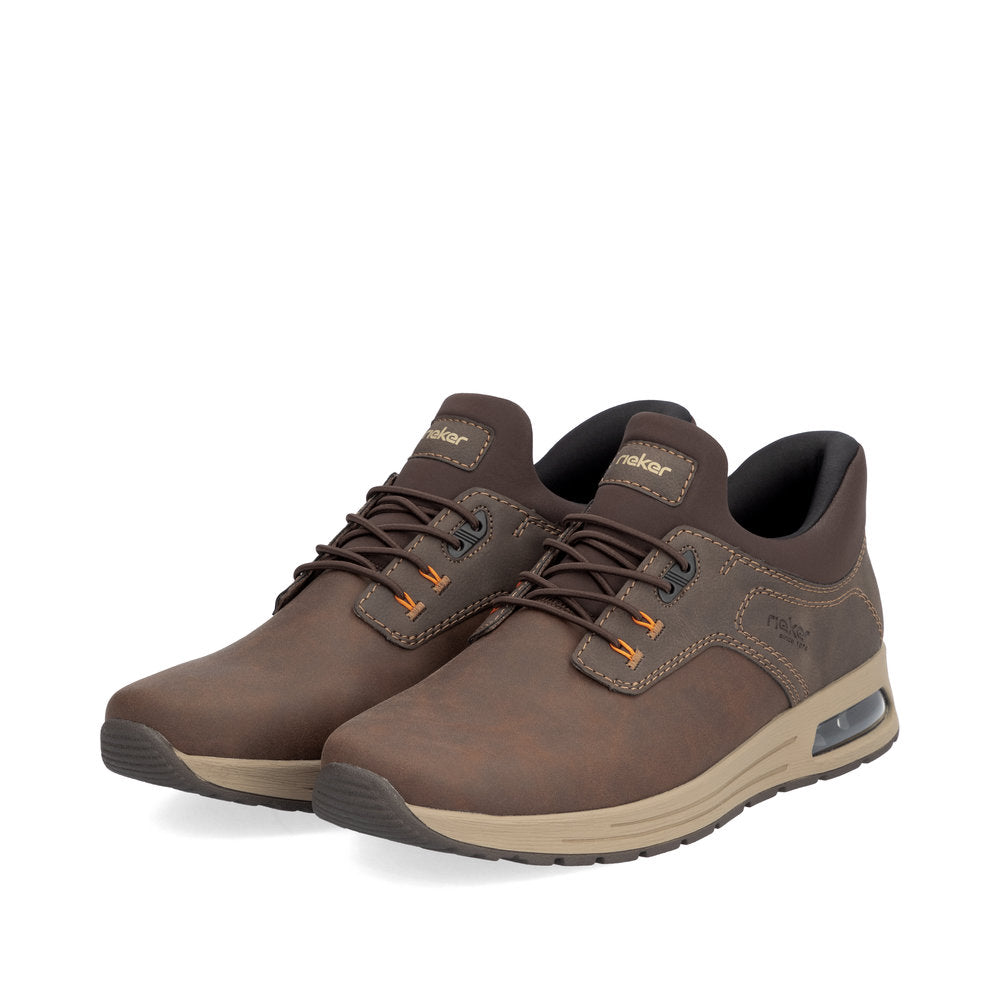Rieker Men's Shoe B1051 Casual trainer style shoe BROWN B1051-25