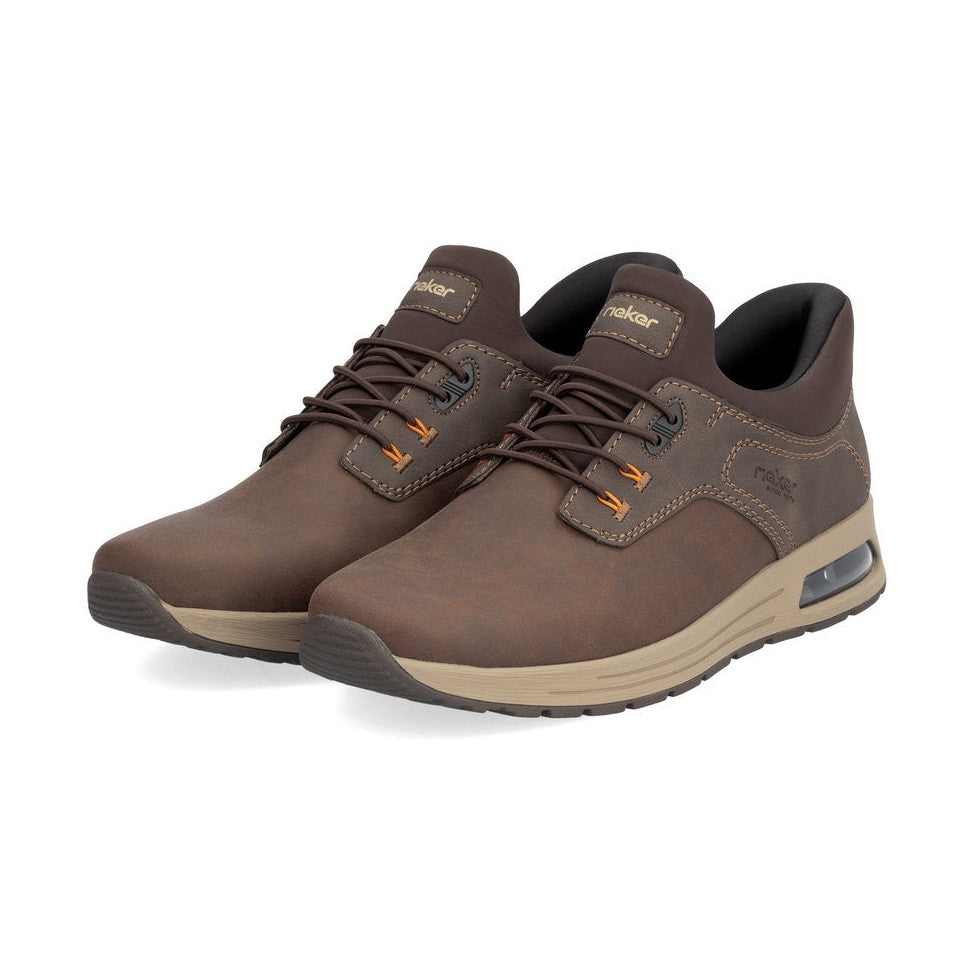 Rieker Men's Shoe B1051 Casual trainer style shoe BROWN B1051-25