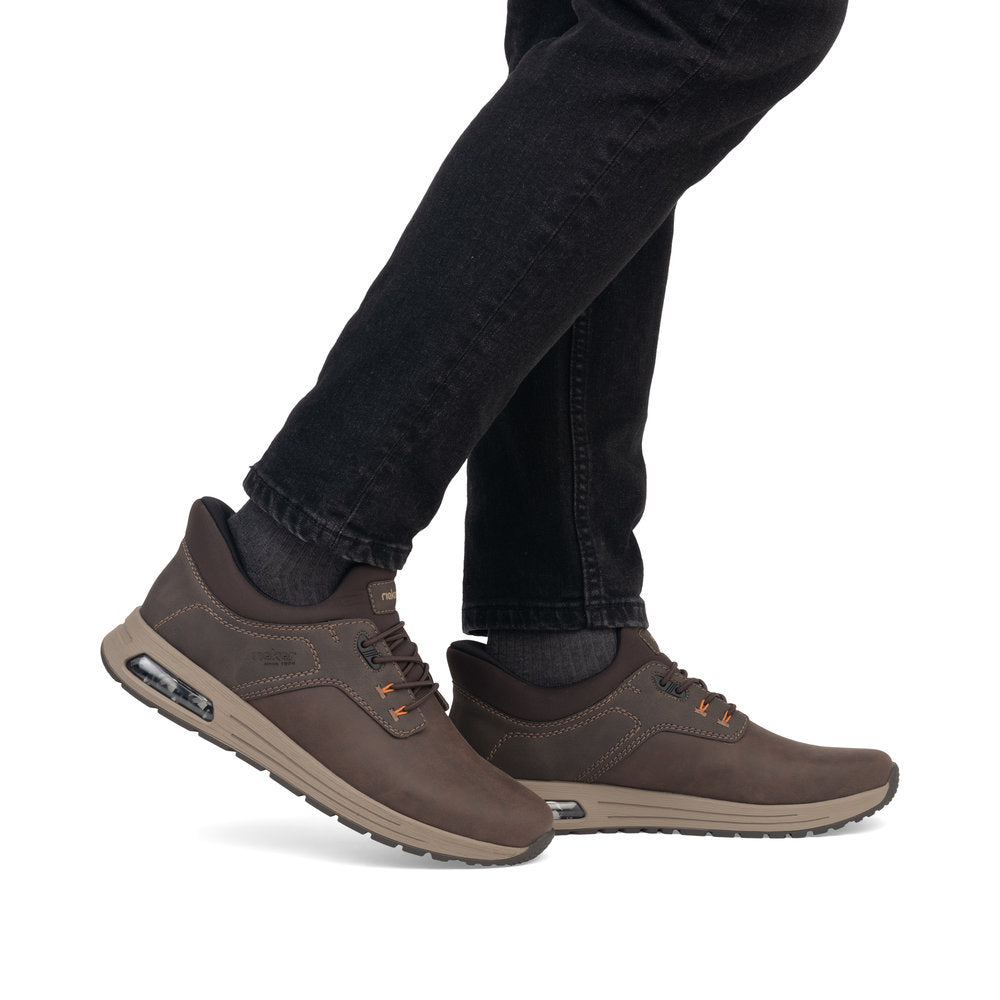 Rieker Men's Shoe B1051 Casual trainer style shoe BROWN B1051-25