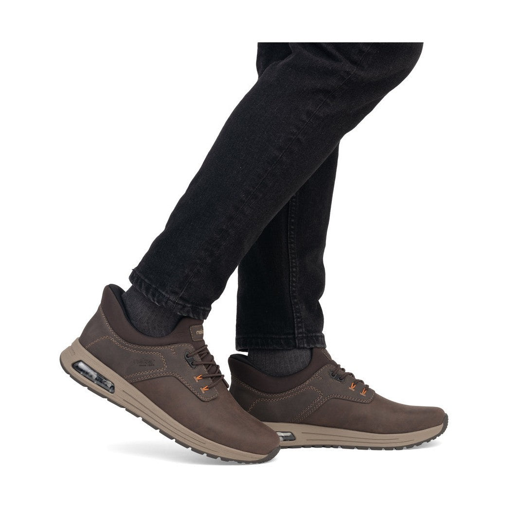 Rieker Men's Shoe B1051 Casual trainer style shoe BROWN B1051-25