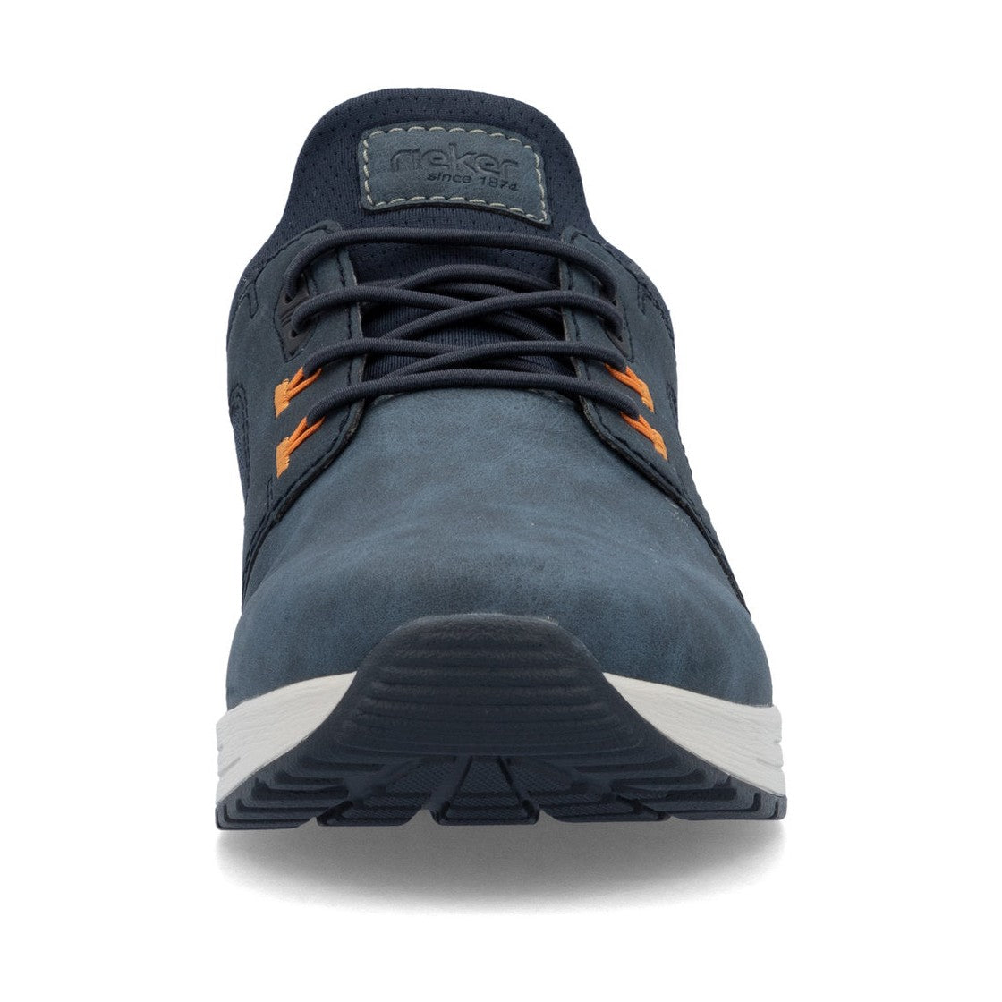 Reiker Men's Shoe- Wide fitting Step-In Shoe with Elastic Lace NAVY B1053-14