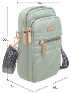 Bessie London Bj6174-1 Beige Crossbody Bag