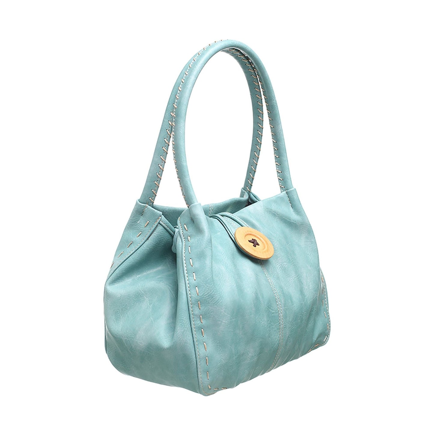Bessie London Classic Button Bag MINT BW446