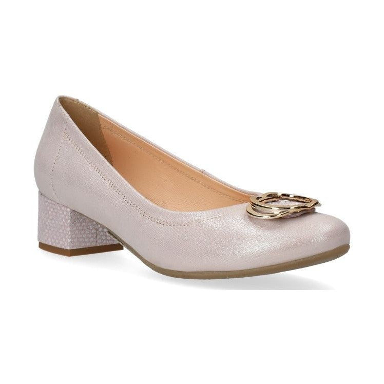 Bioeco Occasion Wear 6415 Pale PINK H Fitting Low Heel Dress Shoe 6415-2067-1893