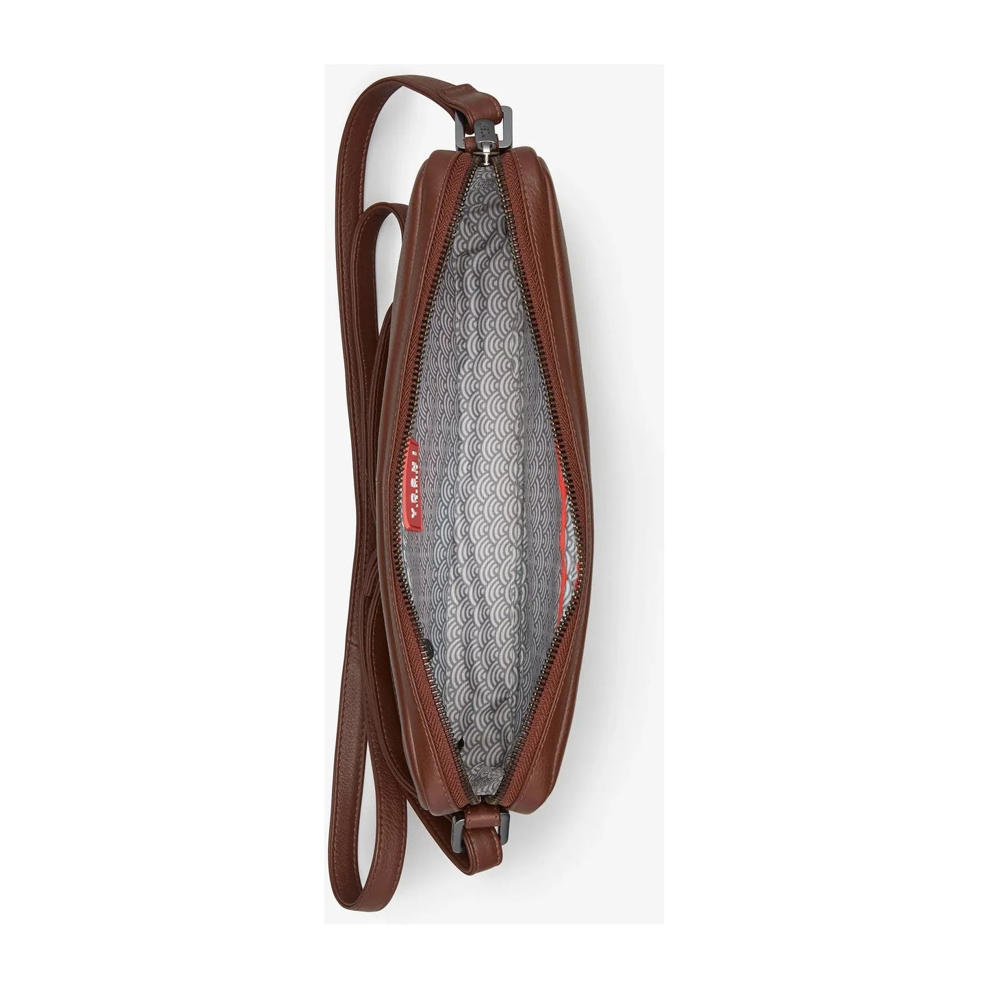 Yoshi Bourbon Biscuit Bag Brown Soft Leather Crossbody Handbag