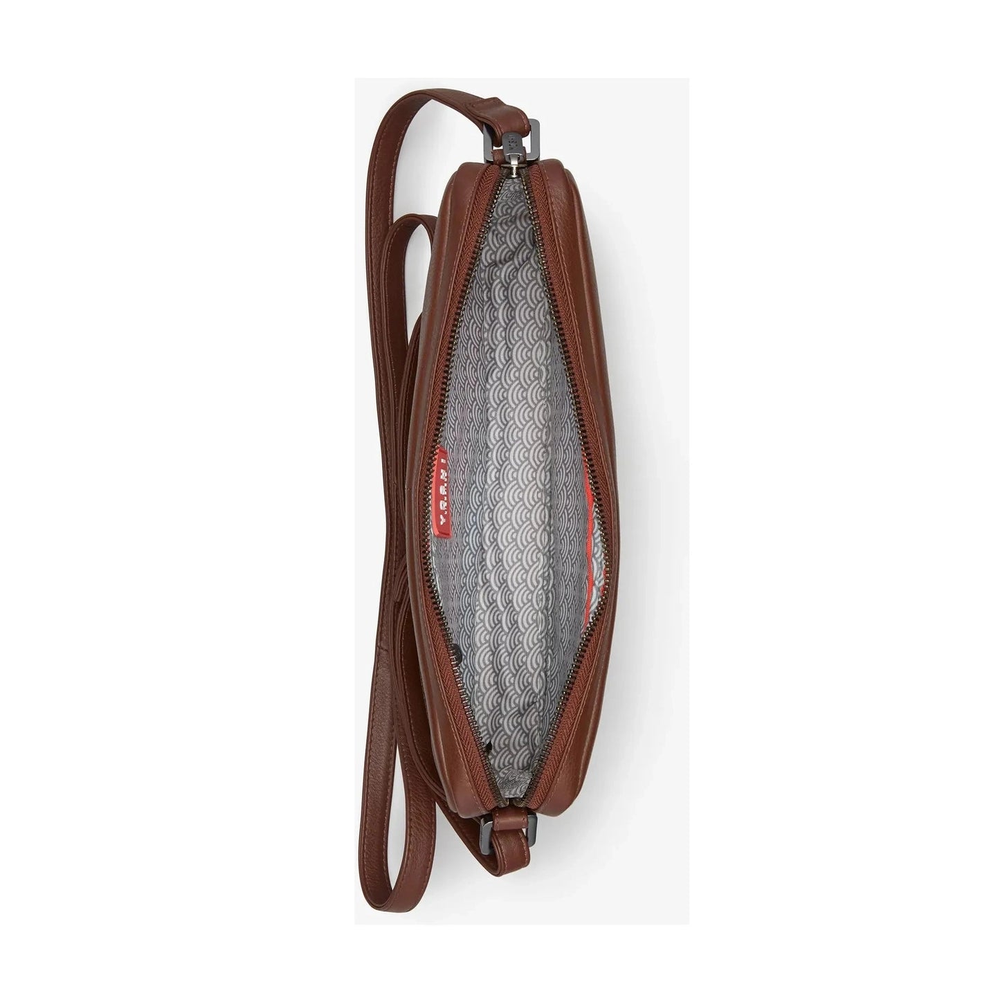 Yoshi Bourbon Biscuit Bag Brown Soft Leather Crossbody Handbag
