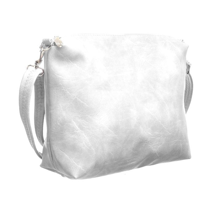 Bessie London C+ WHITE Crossbody Handbag
