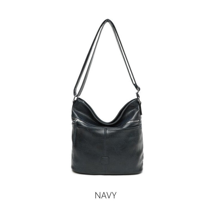 Moda 9058 NAVY Shoulder / Crossbody multi pocket Bag L22XB9058