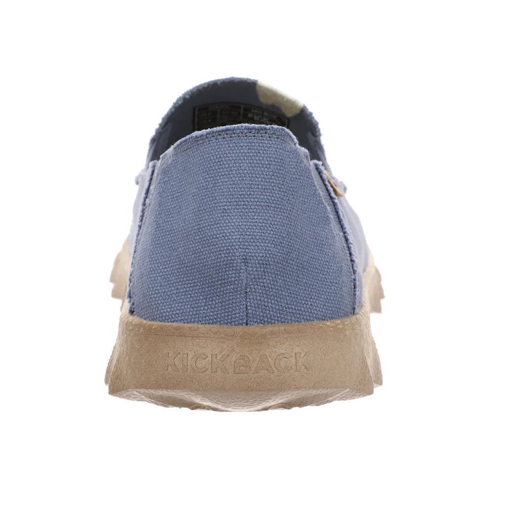 Kickback Couch MID BLUE Super Lightweight Canvas Slip On K10122109