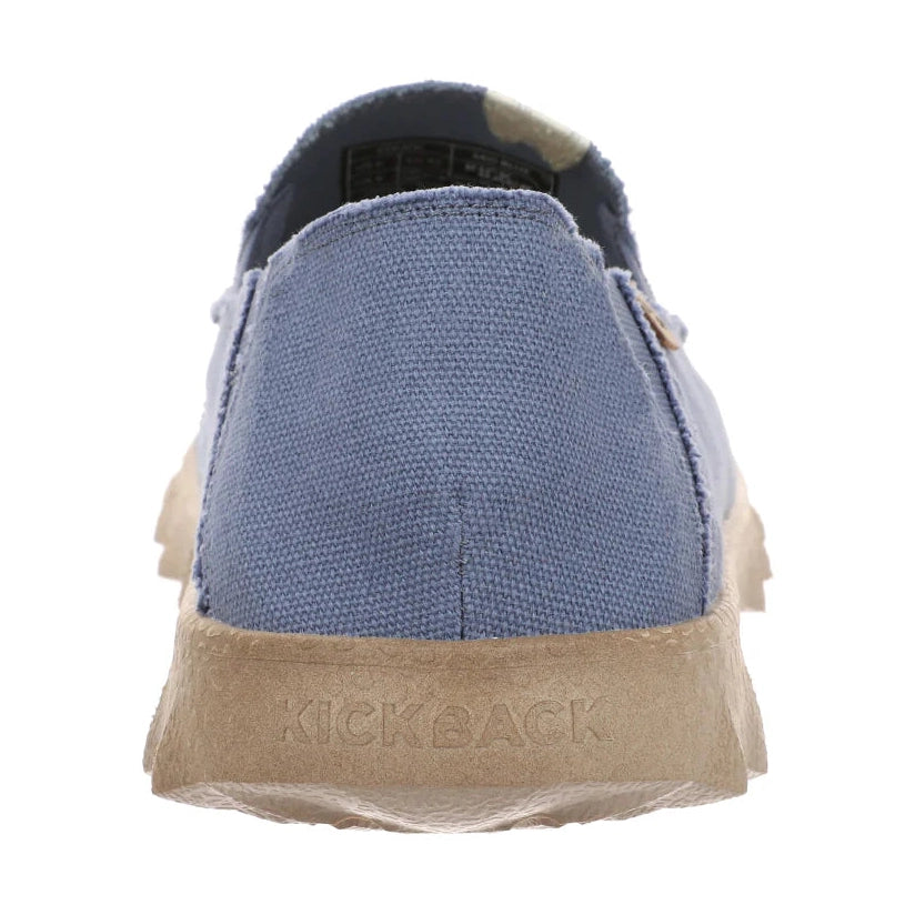 Kickback Couch MID BLUE Super Lightweight Canvas Slip On K10122109