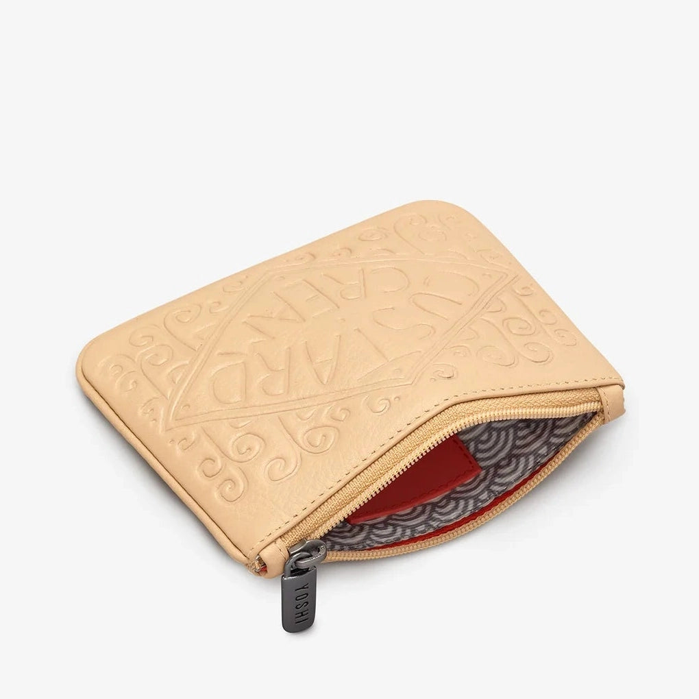 Yoshi Custard Cream Leather Purse