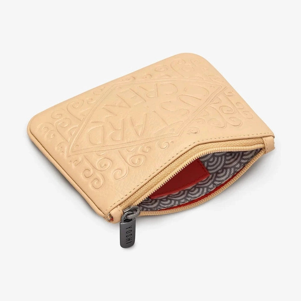 Yoshi Custard Cream Leather Purse