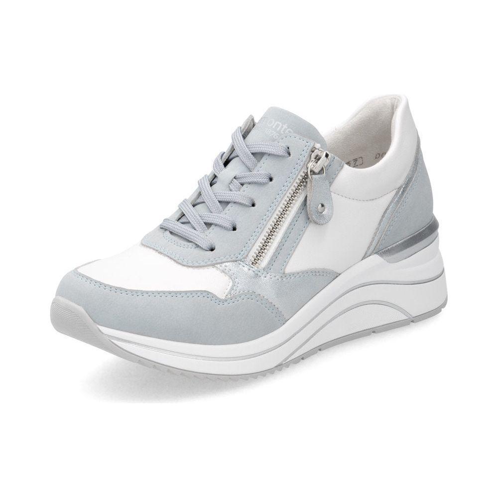 Remonte Trainers with lace and zip D0t01-12 BLUE WHITE