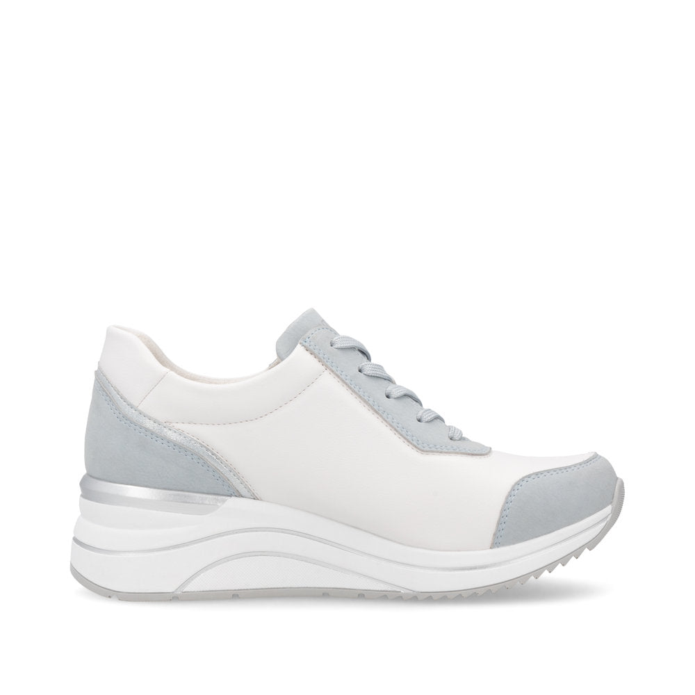 Remonte Trainers with lace and zip D0t01-12 BLUE WHITE