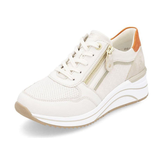 Remonte Trainers with lace and zip D0t10-80 BEIGE