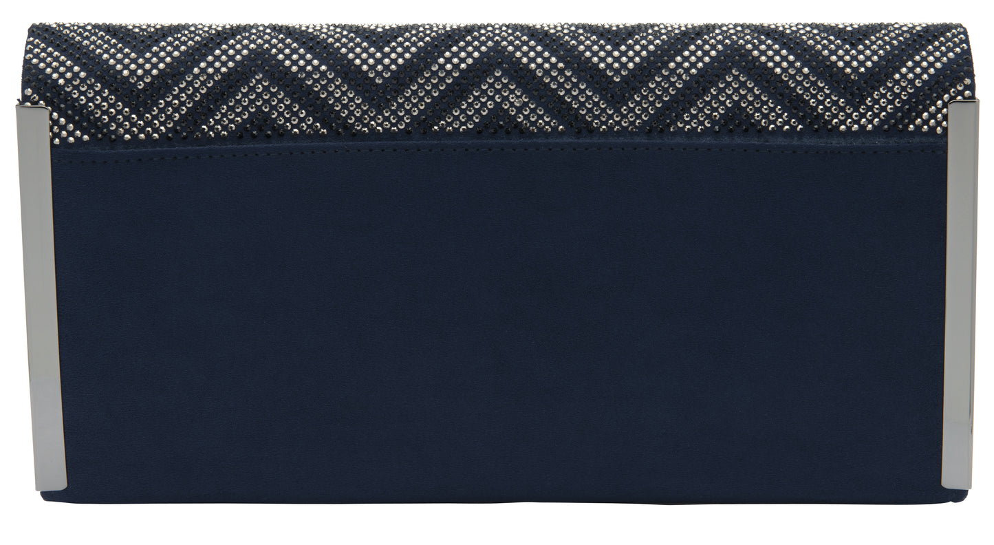 Lotus Occasion Bag Elouise Evening Bag to Match Cassidy Shoe ULG078 NAVY