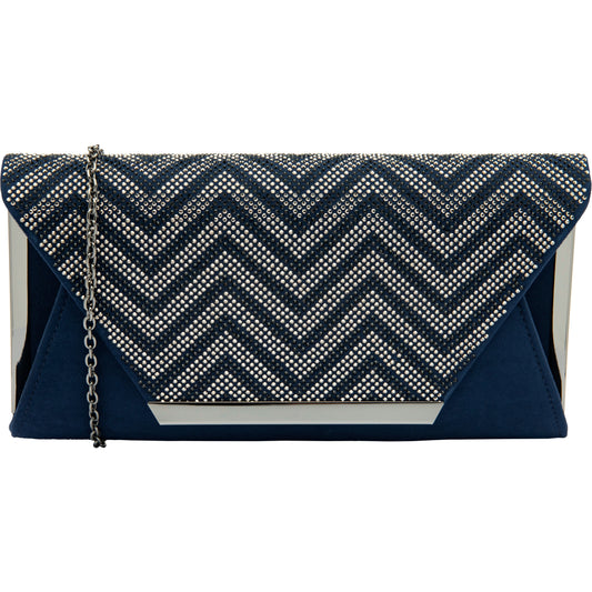 Lotus Occasion Bag Elouise Evening Bag to Match Cassidy Shoe ULG078 NAVY