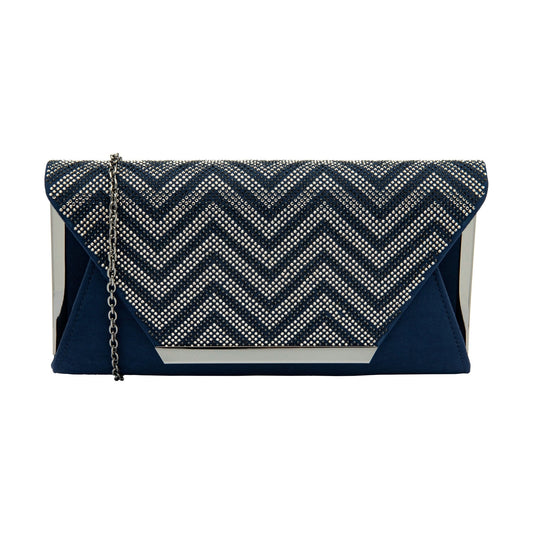 Lotus Occasion Bag Elouise Evening Bag to Match Cassidy Shoe ULG078 NAVY