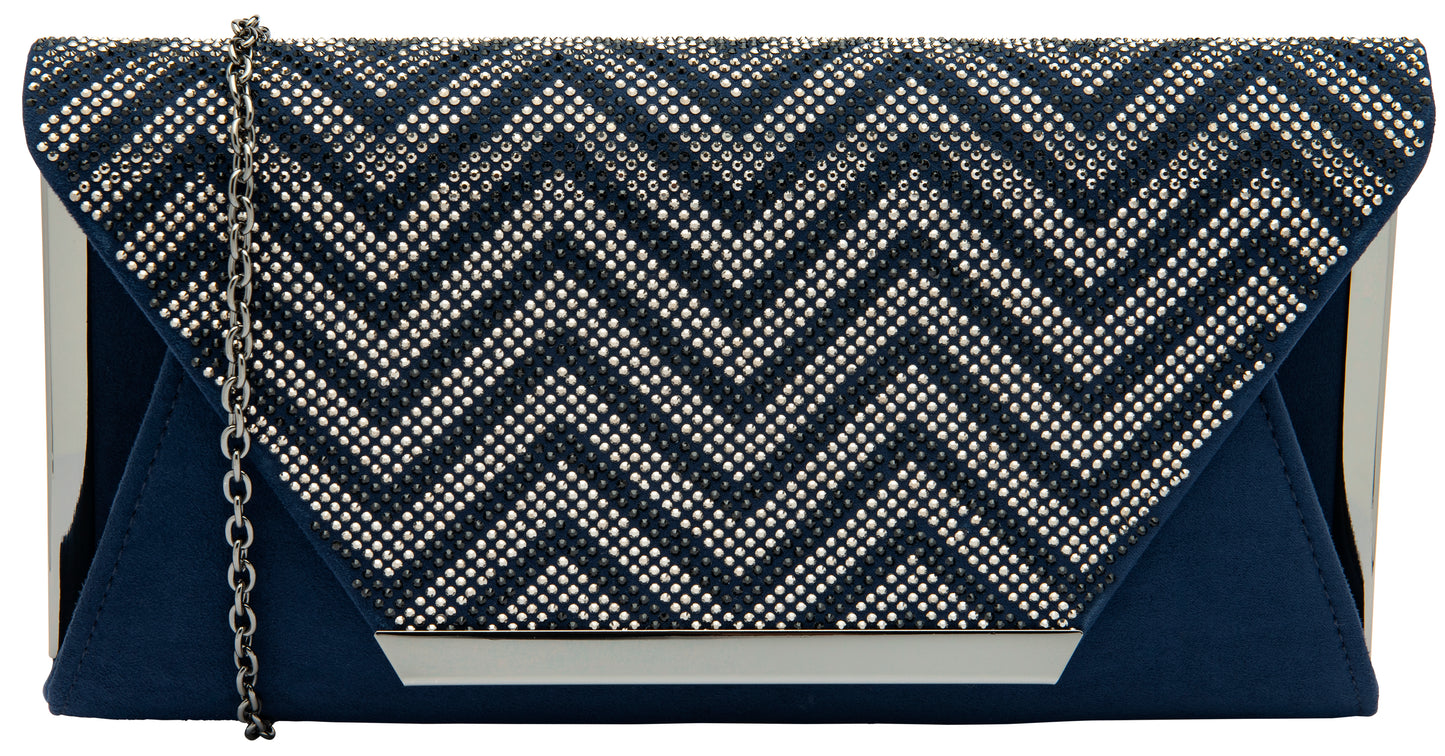 ELouise Bag to Match Lotus Occasion Shoe Cassidy Evening Court Shoe ULS506 NAVY
