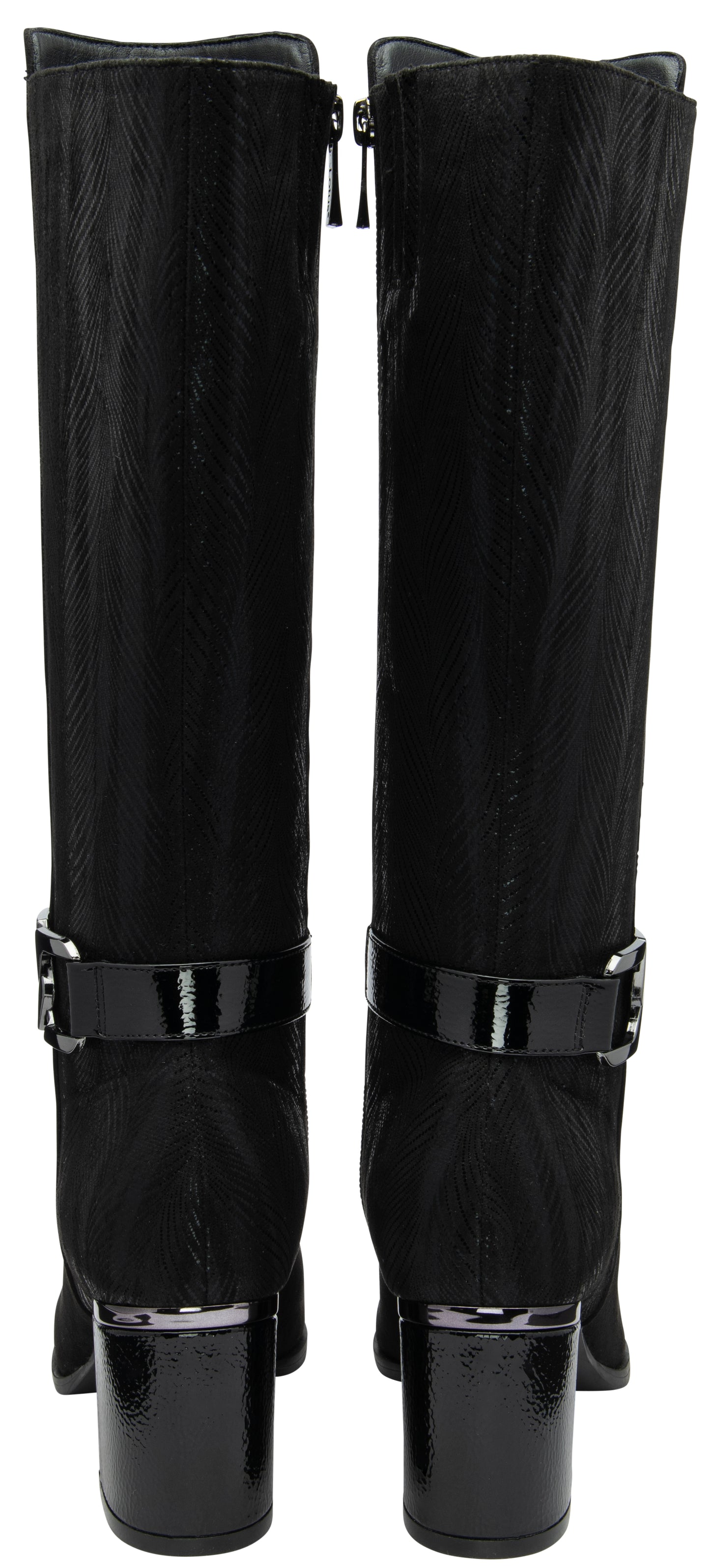 Lotus Boot Elsa Long heeled Riding boot BLACK ULB403