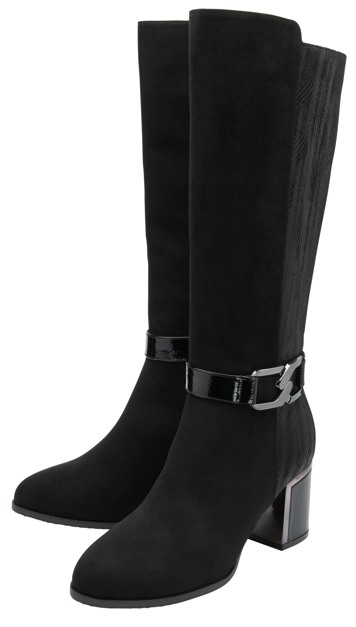 Lotus Boot Elsa Long heeled Riding boot BLACK ULB403