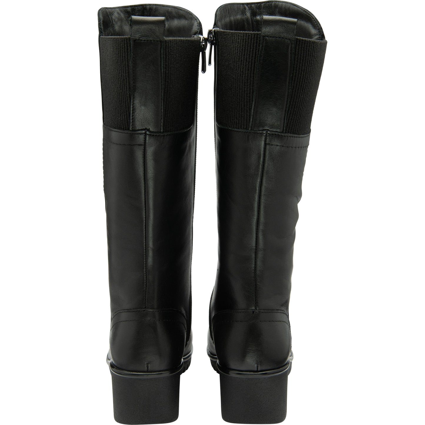 Lotus Boot Fitzgerald BLACK Leather wedge long boot ULB345